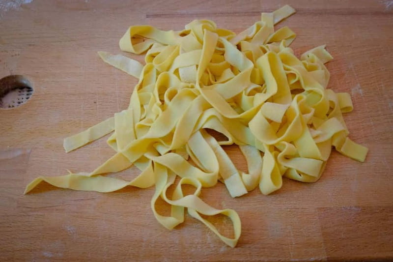 Lunchtime Pasta Pro Workshop - Sitting down to eat what you made