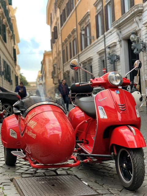 Morning Vespa Sidecar Tour with Cappuccino - Key points at a glance
