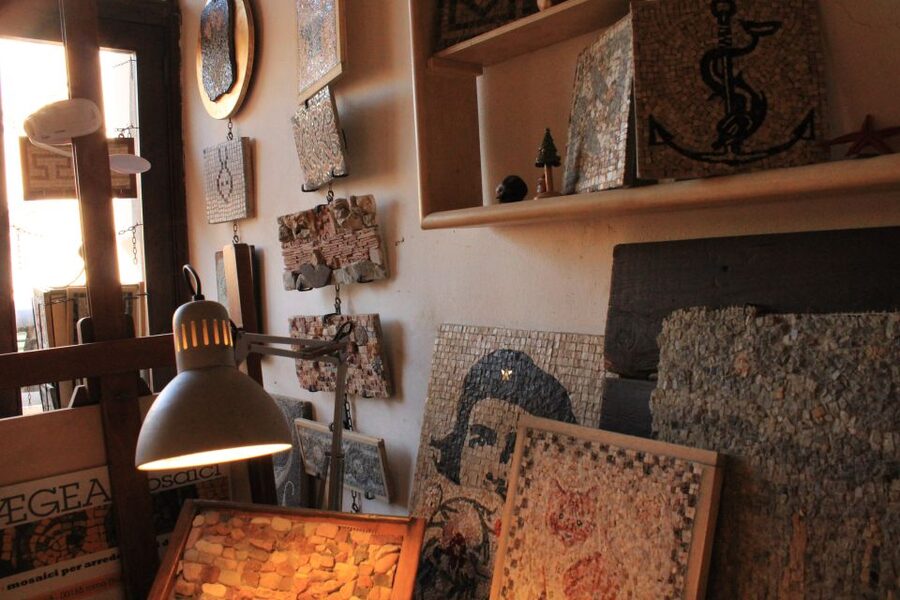 Mosaic-Making Workshop in Rome's Trastevere - Cutting Tiles Takes More Skill Than It Looks