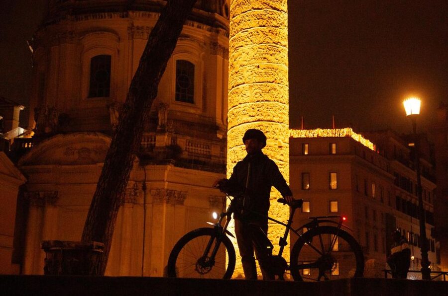 Night Tour of Rome with Top E-bike & optional Italian Dinner - Starting at Via Labicana 49