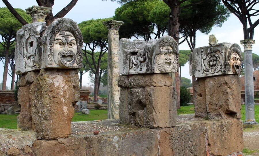 Ostia Antica: Small group tour from Rome - The outdoor theater and public life