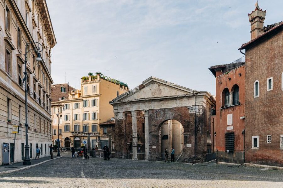 Pantheon and Jewish Ghetto Tour - Portico of Octavia and the final stop