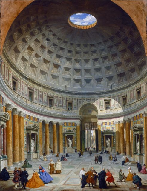 Pantheon Skip-the-Line Priority Ticket with Pantheon E-Book - Arriving at the Pantheon and finding the entrance