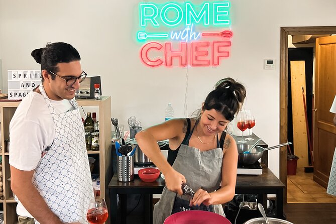 Pasta Cooking Class Near the Colosseum with 3 Spritz Cocktails - Important food restrictions and expectations