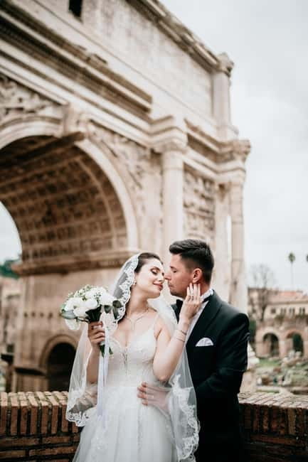 Photo Shoot in Rome with Vespa And Vintage Fiat 500 Options - Roman Forum and Piazza Venezia add variety
