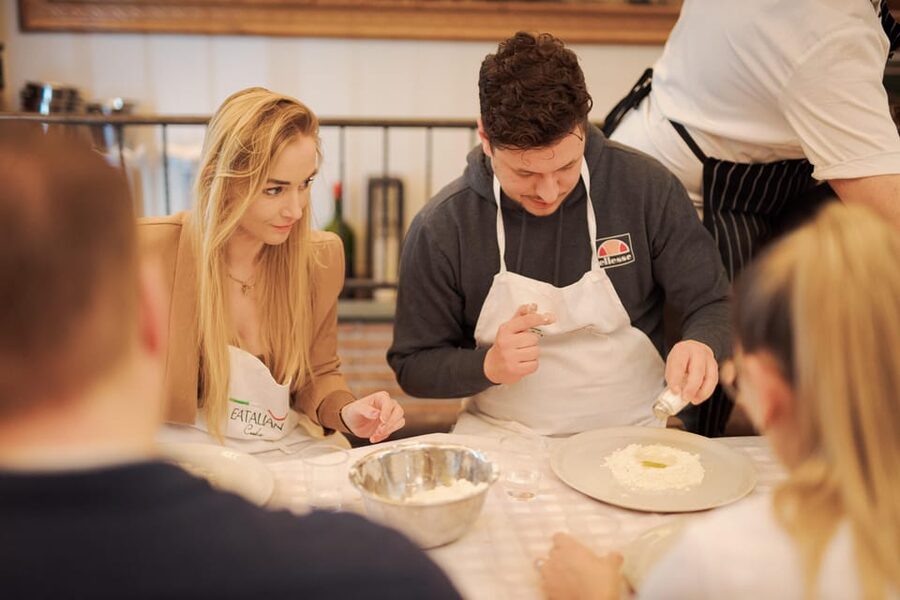 Pizza Cooking Class in Rome - Piazza Navona - Bruschetta and a proper sit-down meal