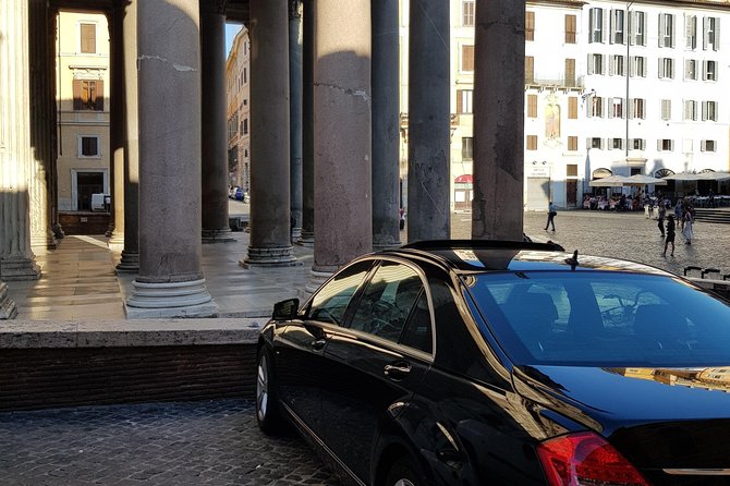 Private Departure Transfer: Hotel to Rome Fiumicino Airport - Inside the vehicle: space for people and bags