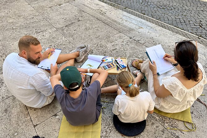 Private Family Scavenger Hunt & Art Lab Tour – Rome Landmarks - Piazza Navona turns public space into a classroom