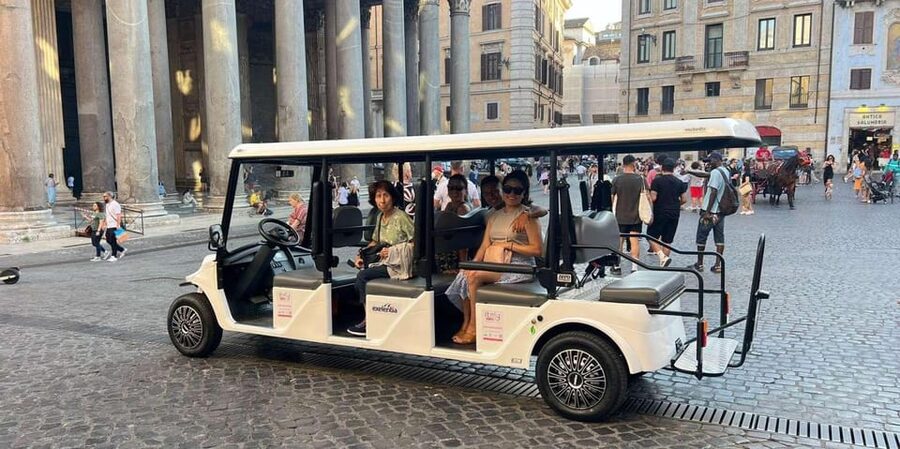 Private Golf Cart Tour: Discover Rome's Best Highlights - Aurelian Walls and Piramide Cestia