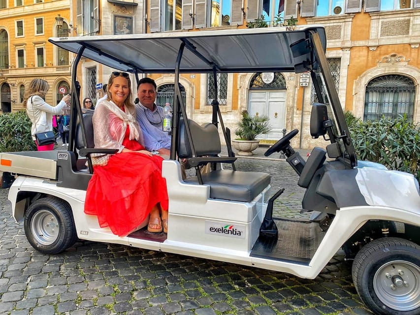 Private Golf Cart Tour with Roman and Gelato (more options) - Suburra and the first apartment block
