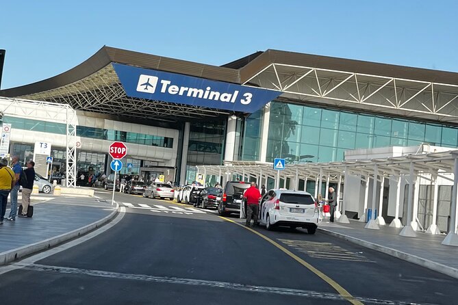 Private Transfer : from Fiumicino Airport to Rome - Private service, not a shared airport shuttle
