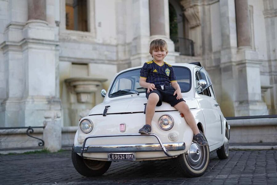 Professional Photoshoot with most Classic Fiat500 of Rome - The Colosseum: Rome’s strongest opening scene