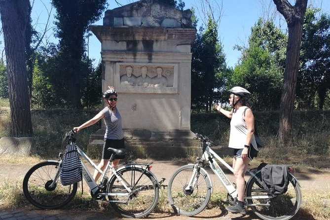 Ride an e-bike along the Appian Way from Rome to Castel Gandolfo. - The ride back deserves careful thought