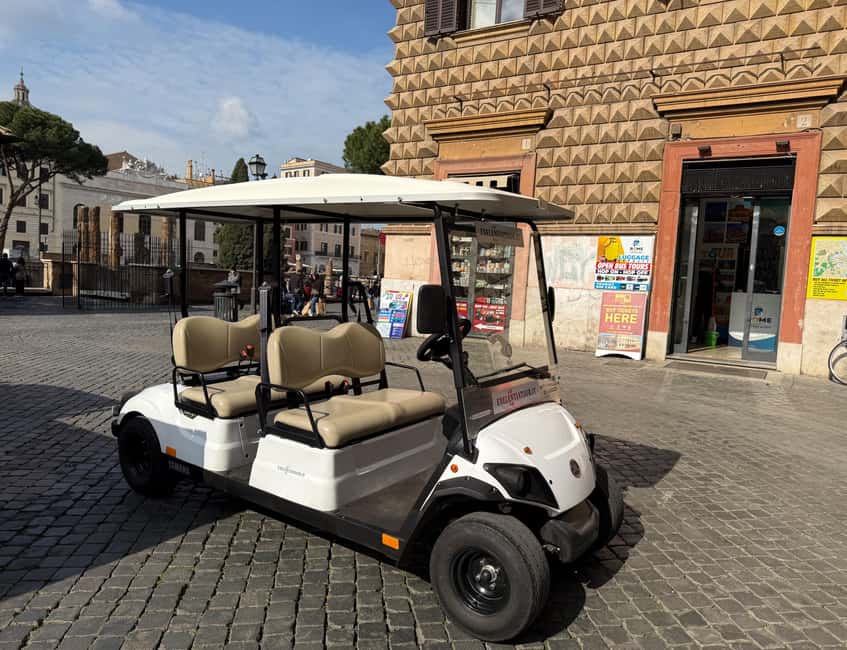 Roma: Golf Cart Night Tour - Key points to know before booking