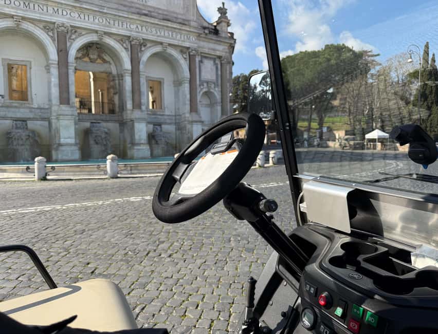 Roma: Golf Cart Night Tour - The alternative route to the Aventine and Gianicolo