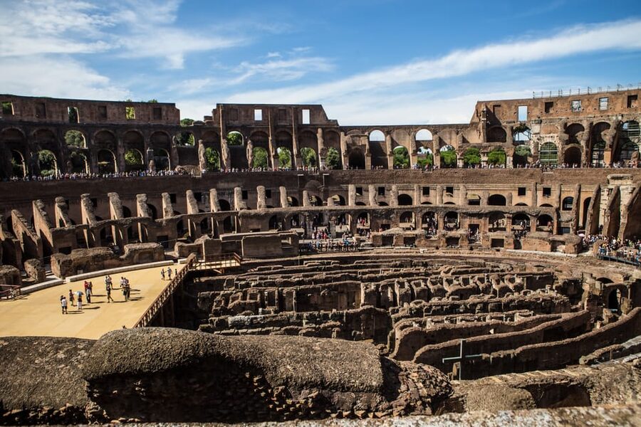 Rome: 1-Hour Fast Colosseum Tour - What you see from the ground floor to the second tier