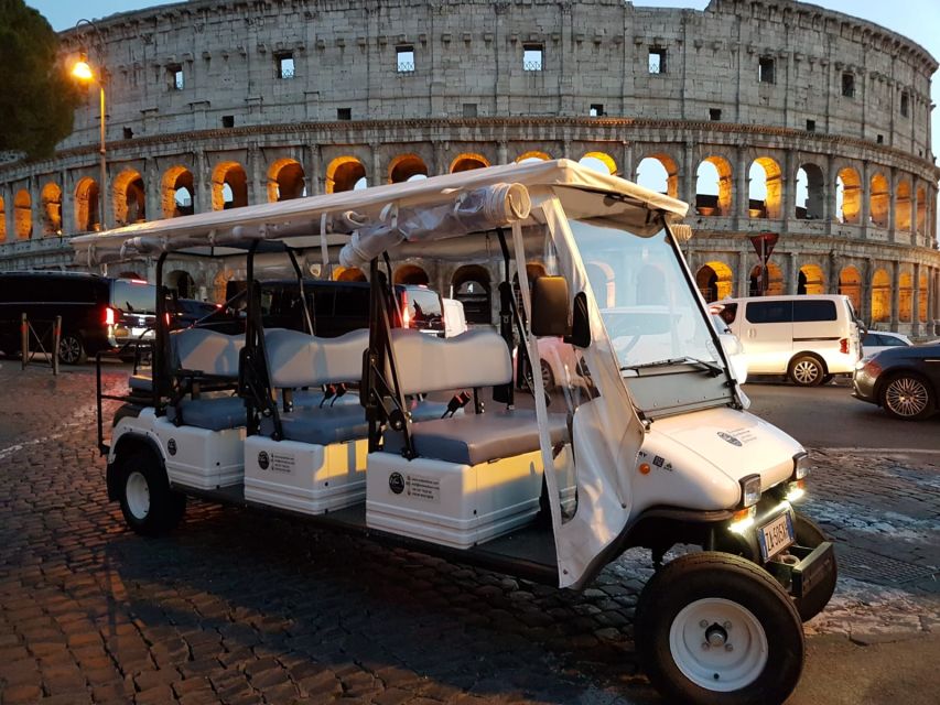 Rome: 2-Hour Golf Cart Sightseeing Tour at Night - Trevi Fountain, the Pantheon, and central squares