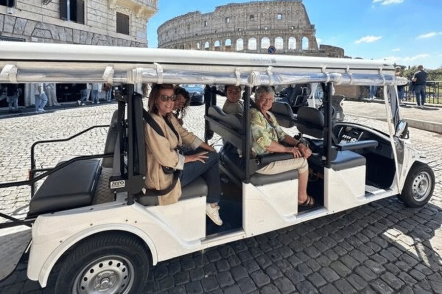 Rome: 3-hour guided city tour by electric golf cart - Key points to know before booking