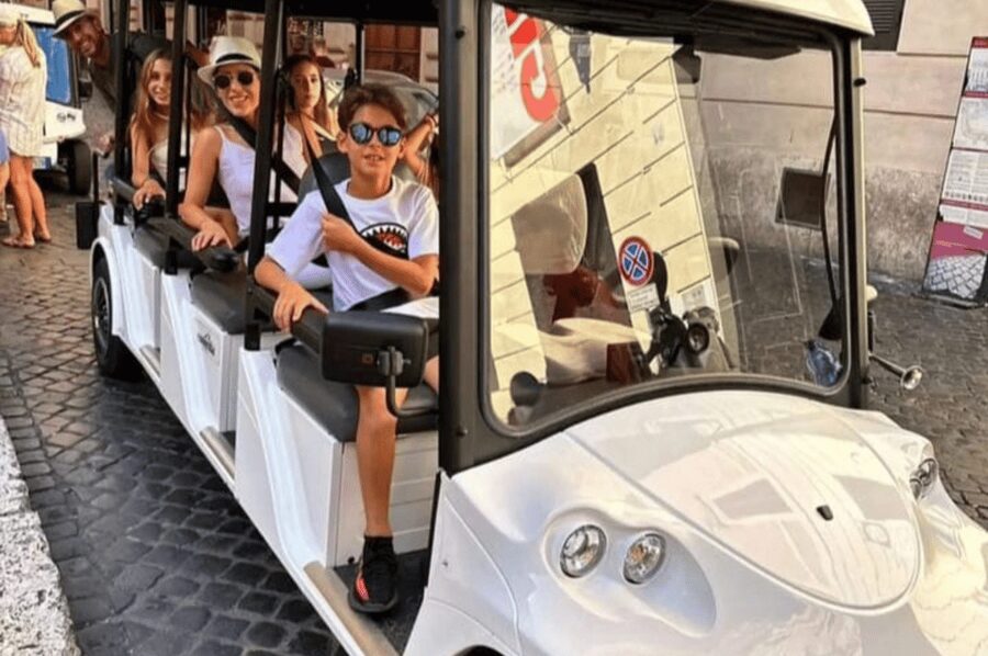 Rome: 3-hour guided city tour by electric golf cart - Spanish Steps and the Trevi Fountain