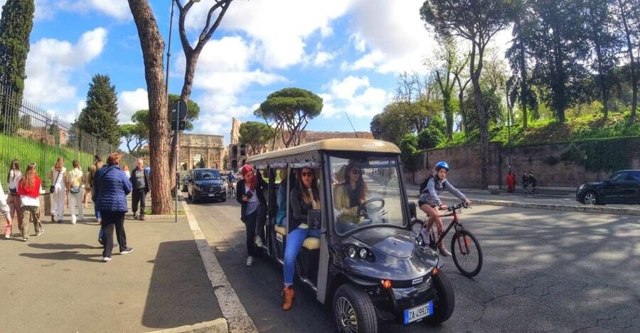 Rome: 3-Hour Panoramic Luxury Golf Cart Tour - Piazza Venezia and the central streets