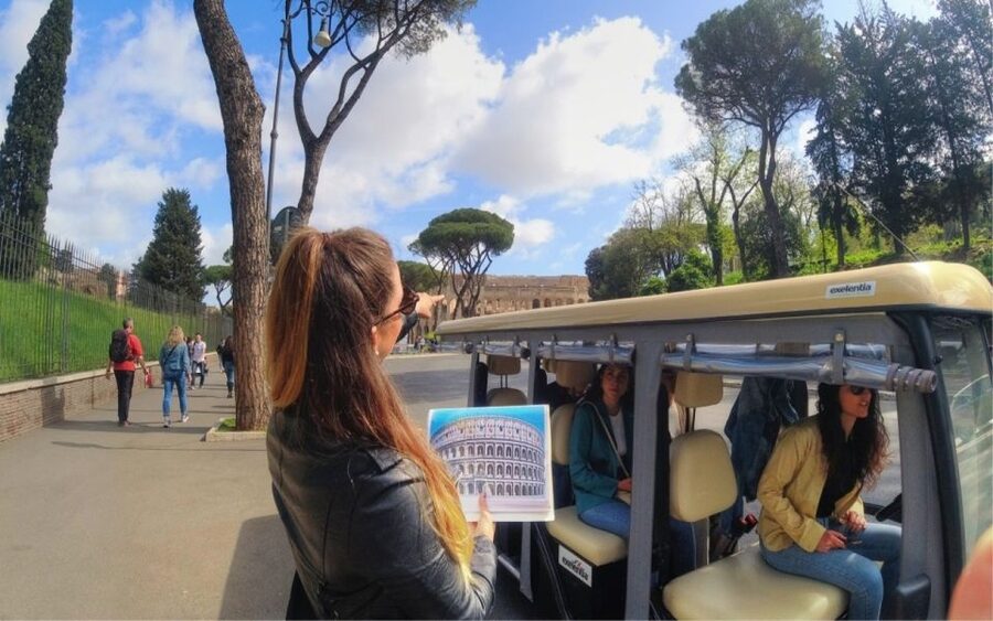 Rome: 3-Hour Panoramic Luxury Golf Cart Tour - St. Peter’s Cathedral and Vatican City from outside
