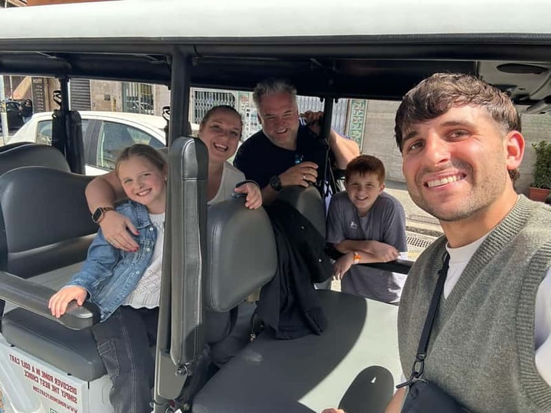 Rome: 4 Hour Electric Golf Cart Tour with Hotel Pickup - What the guides add