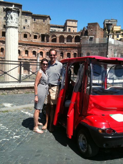 Rome: 4-Hour Private Afternoon Golf Cart City Tour - The guide makes the difference