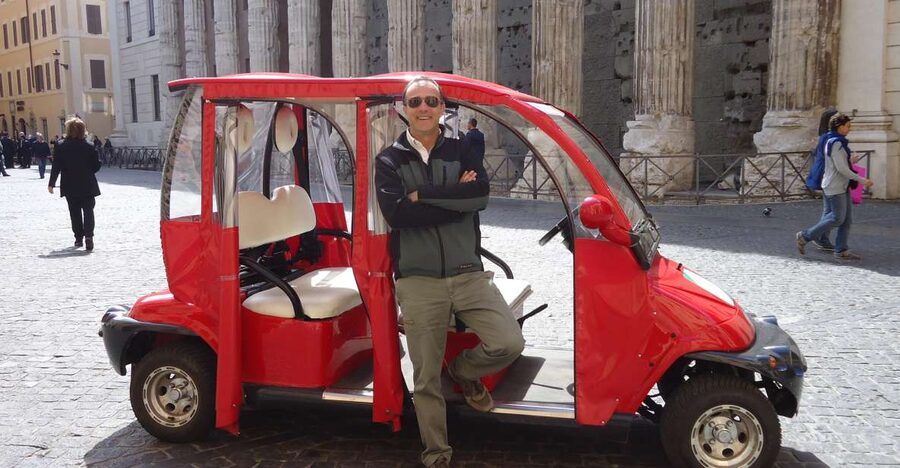 Rome: 4-Hour Private Afternoon Golf Cart City Tour - The Colosseum and Ancient Rome