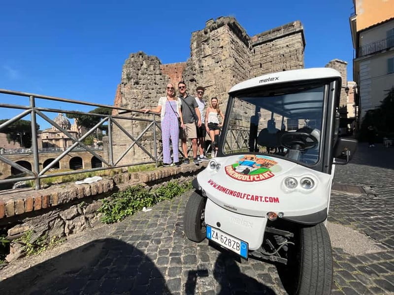Rome: 4 hours Deluxe Golf cart Personalised Sightseeing tour - Theatre of Marcellus and Circus Maximus