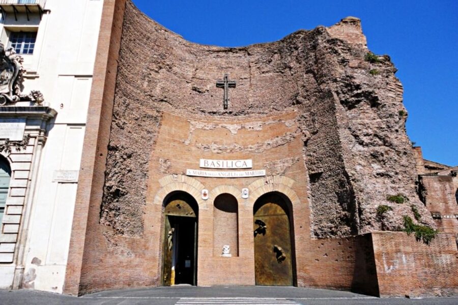 Rome: A Journey Back in Time to the Roman Era, Half Day Tour - Santa Maria degli Angeli and the church built inside ancient Rome