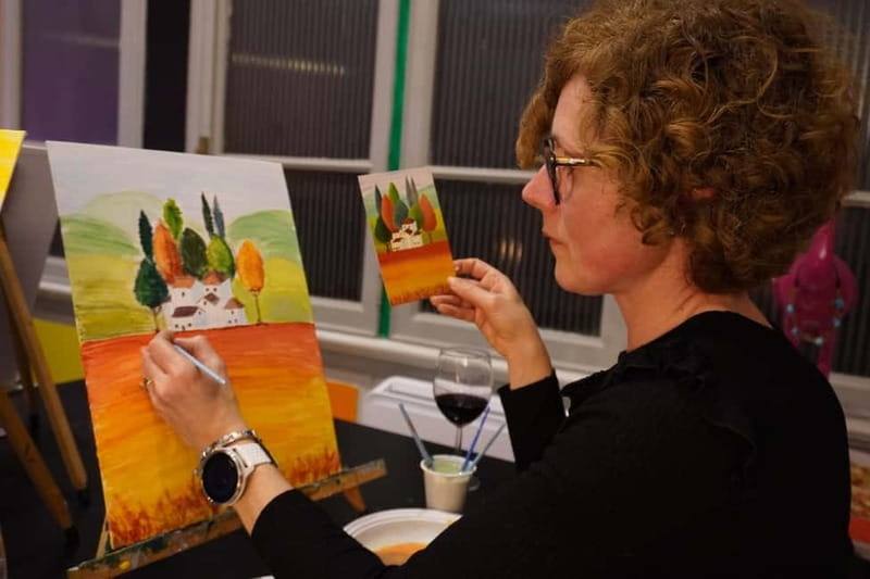 Rome: Afternoon Paint and Sip Experience in Piazza Navona - Is $56.37 good value?