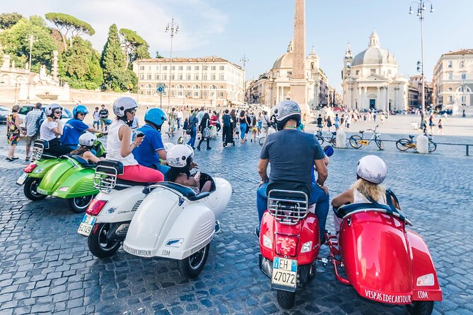 Rome Afternoon Sightseeing Vespa Sidecar Tour with Gourmet Gelato - Trastevere, the Jewish Ghetto, and Rome at street level