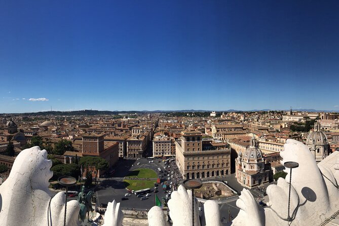 Rome: Altar of the Fatherland Elevator and Museums Tickets - Taking the glass elevator to the upper terrace