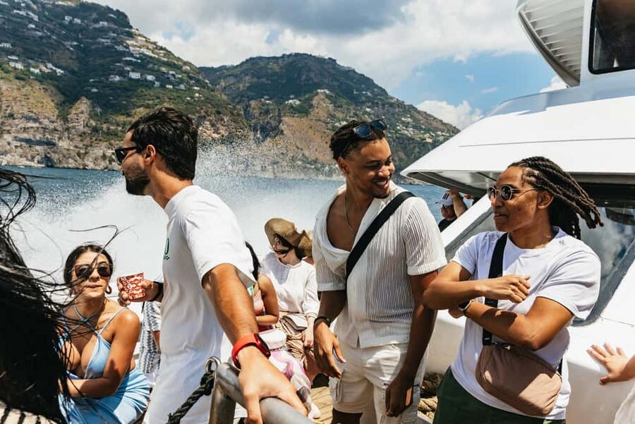 Rome: Amalfi Coast & Positano Day Trip with Coastal Cruise - Meeting at Piazza del Popolo