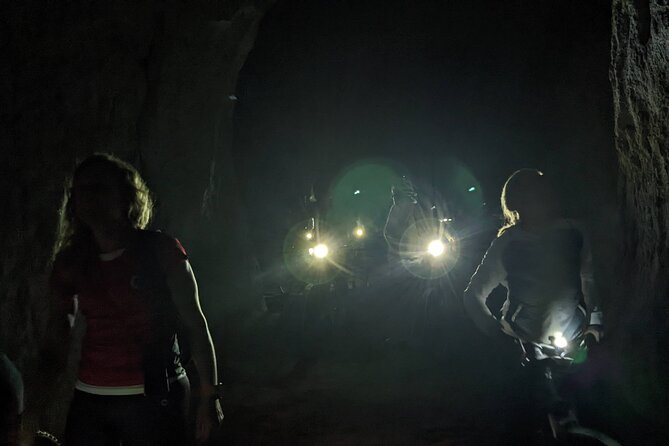 Rome: Appia Antica E-Bike tour with Rome's Underground Labyrinth - Entering the Roman quarry underground