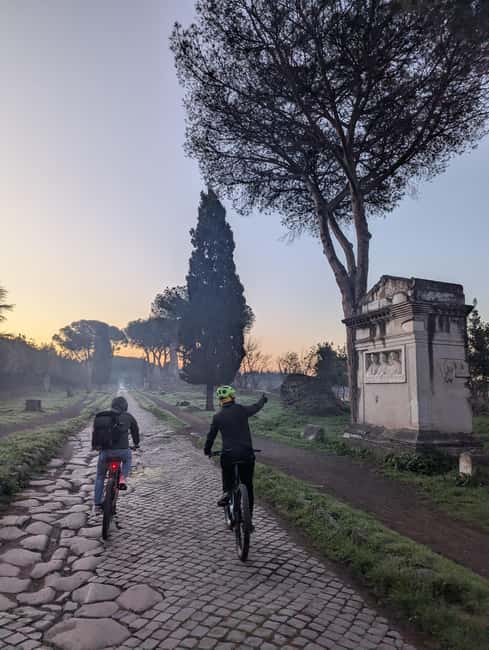 Rome: Appian Way, Aqueducts, & Catacombs E-Bike Guided Tour - Why the Appian Way works so well by e-bike