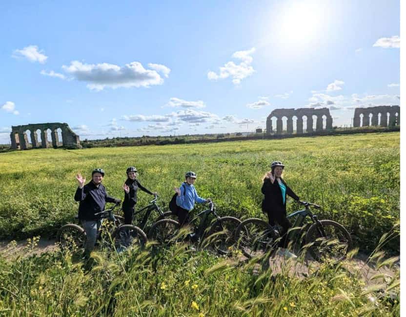 Rome: Appian Way, Aqueducts, & Catacombs E-Bike Guided Tour - Circus of Maxentius and Cecilia Metella
