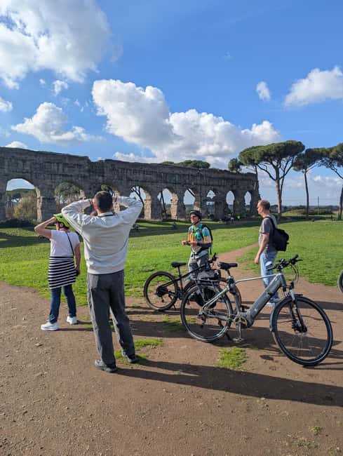Rome: Appian Way, Aqueducts, & Catacombs E-Bike Guided Tour - Basilica di San Sebastiano and the start of the ride