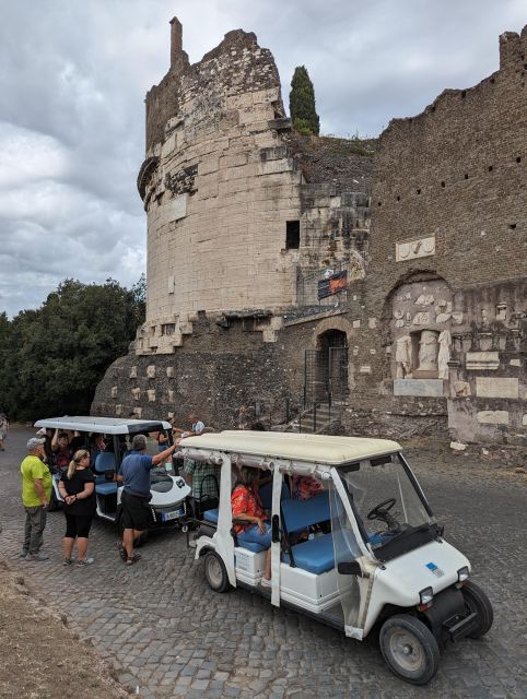 Rome: Appian Way & Catacombs Golf Cart Shared Tour - Key points to know before booking