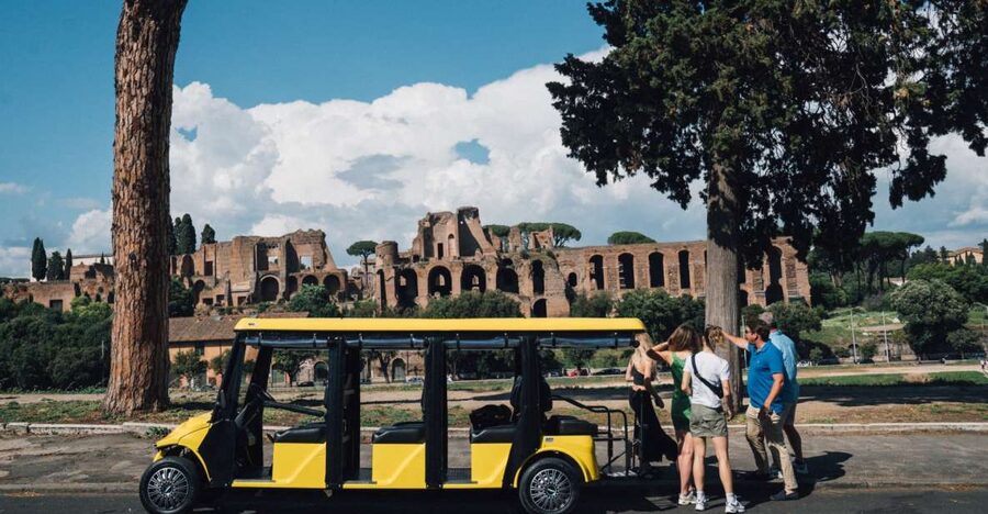 Rome: Appian Way Golf Cart Tour with Roman Catacombs Entry - Key points to know before booking