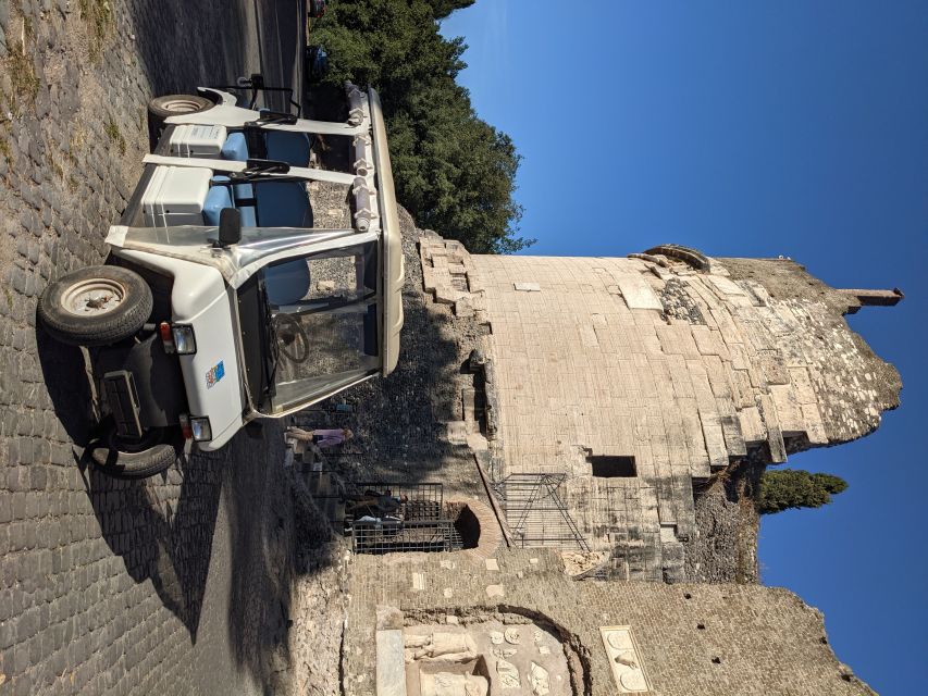 Rome: Appian Way Private Tour by Golf Cart -Official Partner - Key Points Along Rome’s Oldest Road