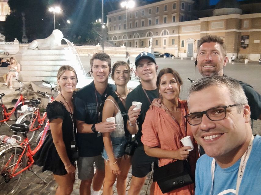 Rome at Night Bike Tour - Castel SantAngelo and the best St Peters view