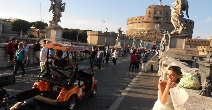 Rome at Sunset: Romantic Tour in an Electric Golf Cart - Trevi Fountain and Rome’s Baroque center