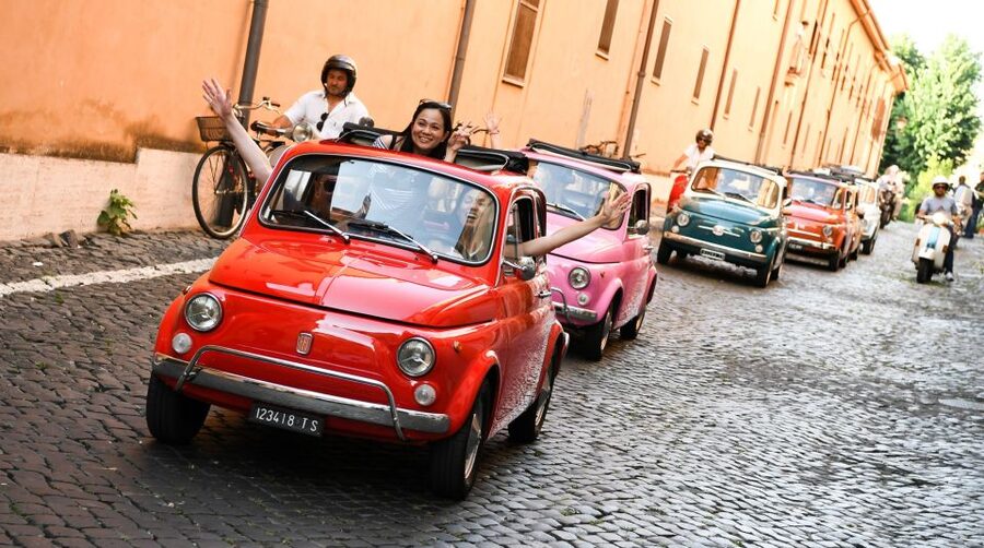 Rome: Aventine Hill Tour in Vintage Fiat 500 Convoy - Key points to know before you book