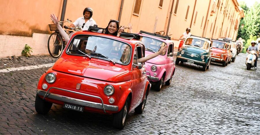 Rome: Aventine Hill Tour in Vintage Fiat 500 Convoy - Aventine Hill and the Garden of Lovers