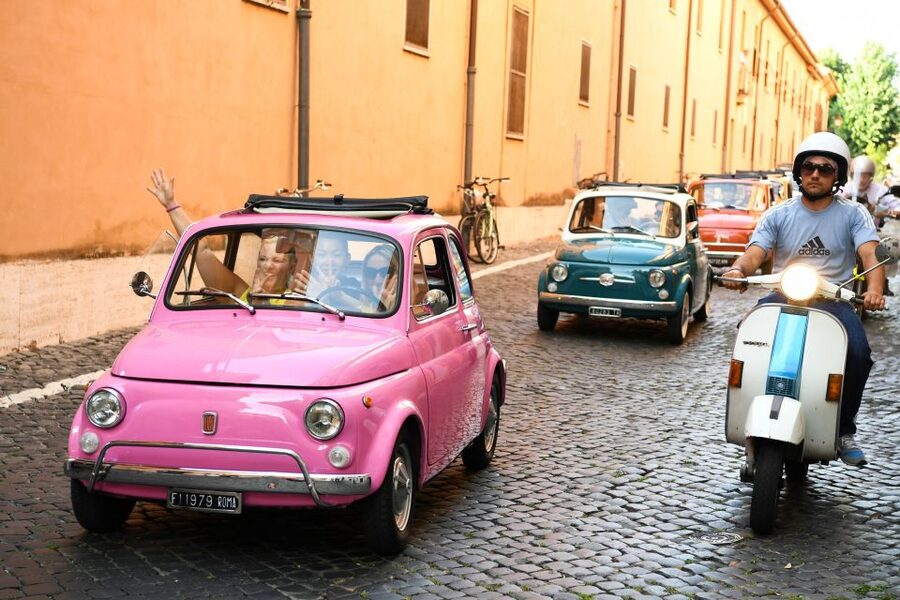 Rome: Aventine Hill Tour in Vintage Fiat 500 Convoy - What the price includes at $164.26