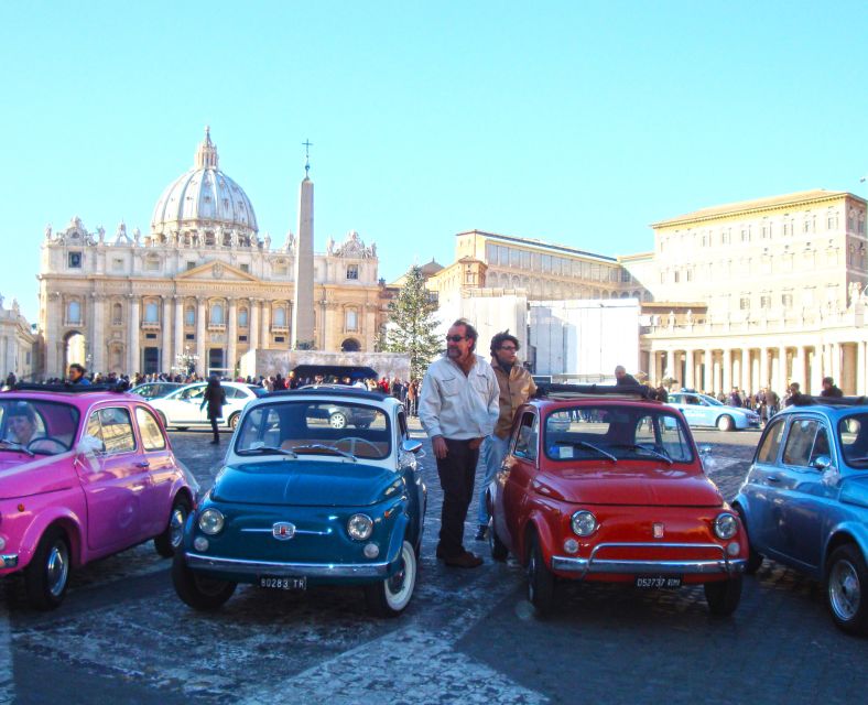 Rome: Aventine Hill Tour in Vintage Fiat 500 Convoy - Starting near the Colosseum