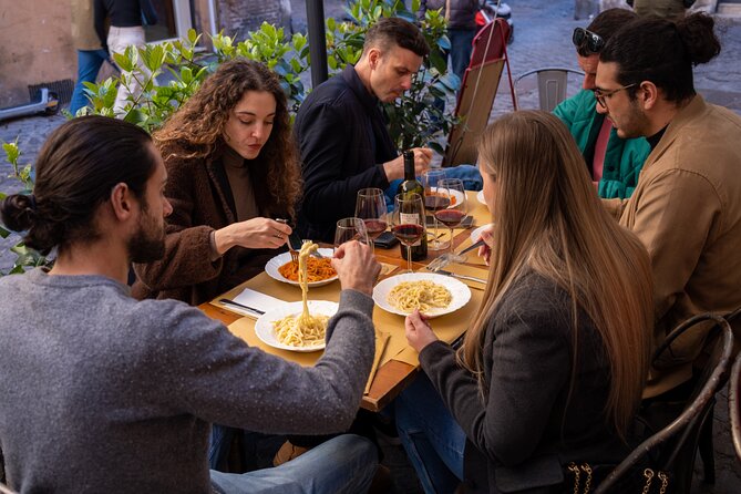 Rome: Award Winning Trastevere Group Food Tour with Wine - Spirito di Vino: pasta, wine, and a slower meal