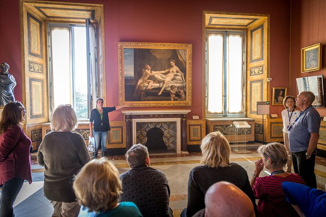 Rome: Borghese Gallery & Gardens Small Group Guided Tour - Entering the gallery with a reserved ticket