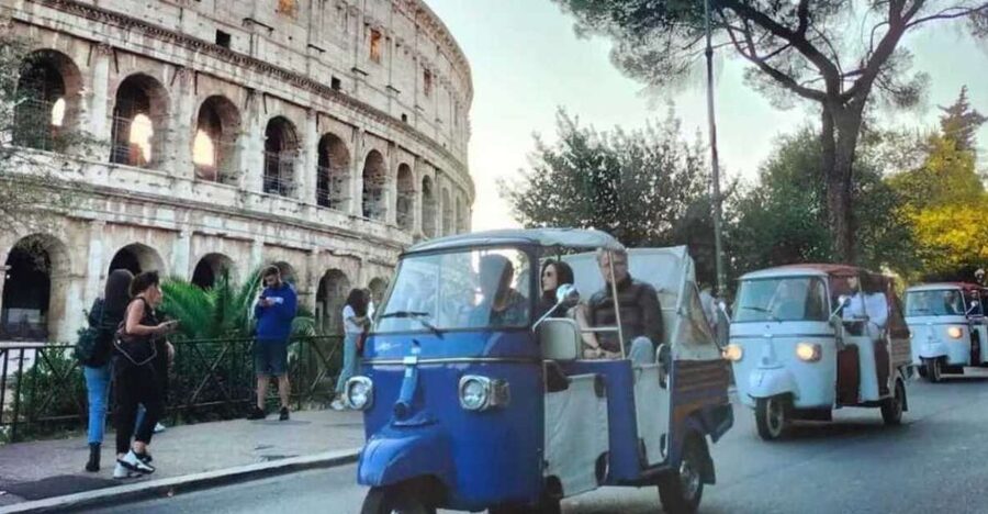 Rome by Ape Calessino - The Colosseum and the Rome of emperors